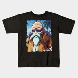 MASTER ROSHI MERCH VTG Kids T-Shirt